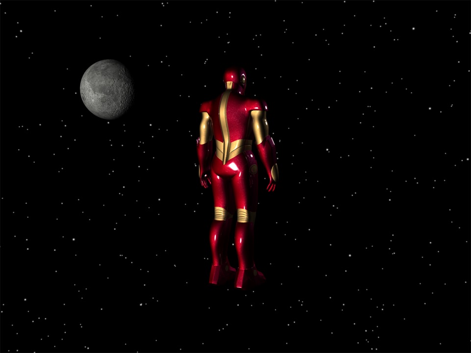Iron Man back
